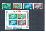 Zambia stamps.  1980 Rotary International MH plus minisheet MNH  (AS313)