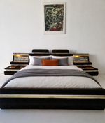 Vintage 1970s Space Age Platform Bed Statement Piece Fratelli Proserpio
