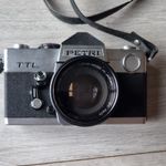 Petri TTL Black 35mm SLR Film Camera Made in Japan