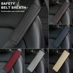 PU Leather Car Seat Belt Shoulder Pad Cover – Soft Cushion for Comfort & Protect
