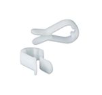 GLIP HANGER CLIPS 38MM, GARMENT TROUSER CLIPS, WHITE, CHOOSE QUANTITY, FREE P&P