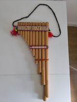 Peruvian Zampoña 23 Pipe Bamboo Pan Flute 45cm Andean Peru Handmade Instrument