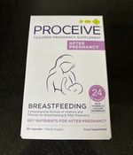 PROCEIVE Breastfeeding Pregnancy Supplement 60 Capsules - Expiry May 2028