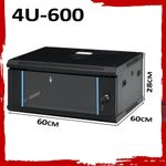 4U Network Data Cabinet - Wall Mountable Server Rack - Free Delivery-Flat Packed