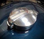 Monza Flip-Up Aluminium Fuel Cap Hinkley Triumph Bonneville T100 Thruxton etc