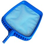 Strong Flat Leaf Net Swimming Pool Rake Spa Skimmer Koi Pond Pools Fish Cleaning
