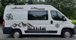 2x Side Mountain Decals For Citroen Relay lwb Camper Van Motorhome stickers cr2