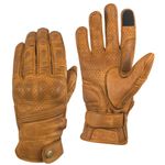 New Leather Summer Motorbike Motorcycle Glove Knuckle Shell Protection Gloves