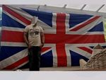 Huge British flag canvas Banner  350cm By 180cm union jack