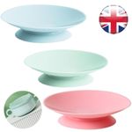 3PCS Suction Cups Double Sided Suction Plate Tableware Fixed Pad Bowl Dish