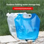 5L/10L Collapsible Water Container Camping Hiking Outdoor Storage Jug Bag