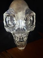 PHENOMENAL! CUSTOM INDIANA JONES CUSTOM CRYSTAL SKULL Heavy Acrylic! Epic!!!