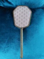 Vintage Handheld Vanity Mirror Brass Colour 1950's Or Earlier