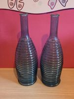 Brand New Decorative Blue Glass Bottle Set