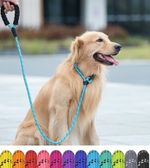 Slip Lead for Dogs Durable Strong No Pull Dog Leads Nylon Figure 8 Rope Leads,UK