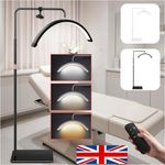 40W Half-moon Shaped Floor Fill Light LED Video Light Adjustable Brightness uk