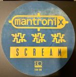 Vintage Mantronix Scream Turntable Felt DJ Slip Mat (80’s) 10 Records TEN 169
