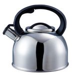 Whistling Kettle Stainless Steel Silver 2.5L Liberty For Camping Caravan