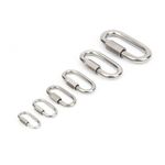 Quick Link Chain Repair Stainless Steel Screw Lock Fastener Carabine Rope Hook
