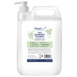 IPA Disinfectant Hand Sanitiser Sanitizer 70% Alcohol - 5L + Pump - Ocean Free