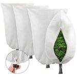 80 x 100cm Heavy Duty Frost Protection Fleece Plant Covers Jacket Bush Tree UK
