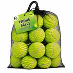 Tennis Balls 12/ 24 Pack Mesh Bag Practice Training Dog Fetch Pet Play Ball Set
