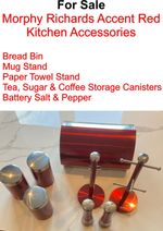 Morphy Richards Accent Red Kitchen Accessories