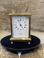 Carriage clock Woodford Solid Brass perfect Working Order  beautiful condition 