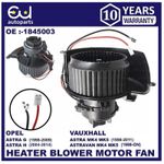 FOR VAUXHALL ASTRA G MK4 ASTRA H MK5 HEATER BLOWER MOTOR FAN RHD 1998-2014