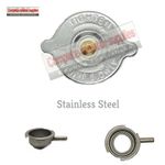Stainless Steel Radiator 56 mm Filler Neck and 13 lb Pressure Cap 