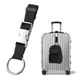 Add a Bag Luggage Straps Heavy Duty Baggage Suitcase Belts Jacket Black