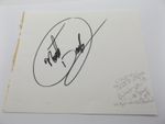 HAND SIGNED 7" x 6" AUTOGRAPH BOOK PAGE - MASCARITA DORADA - AAA WWE (2)