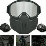 CSB Goggles Helmet Tactical Military Full Face Mask Paintball Airsoft Combat