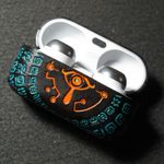 Handmade Genuine Leather Case for AZ100 Earbuds Sheikah Runes