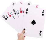 GrassVillage Giant A4 Playing Cards 28x20cm Large Deck Waterproof Party Game