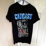 Carcass Black T-Shirt Metal Band Graphic Front & Back Print Necroticism Design S