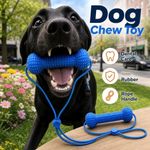 Dual-Action Canine Dental Prop, Dog Dental Chew Toy for Easier Teeth Brushing