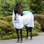 Vento Fly Rug with Waterproof Upper Section Petrol Blue