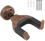 Guitar Wall Mount Auto Lock Guitar Wall Hanger Hard Wood Base Holder Hook Stand