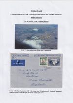 WW2 Rhodesia 20 SFTS Cranbourne RAF Cadet Cover to Rothley Leicester