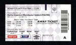 Derby County v Manchester United 2015-2016 FA Cup Ticket 29/01/2016