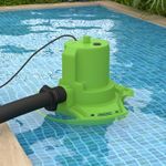 400W Submersible Pond Pump 10m Cable Automatic Pool Cover Drain Pump 8300LPH