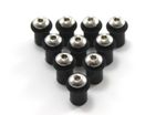 10 Rubber Rubnuts Well Nuts & Stainless Bolts Motorcycle Bike Screen Fairing M5