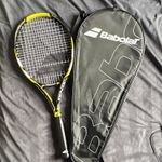 Babolat Tennis Racket with Babolat Cover/Case Black & Yellow