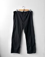 Vintage Cotton Drawstring Black Military Pants Reworked M L XL