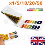 1/5/10 of 80 Strips Litmus pH 1to14 Test Paper Universal Full Range Strip Tester