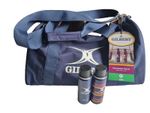 GILBERT RUGBY BAG HOLDALL NAVY GYM TRAINING SPORT NEW WITH TAGS + BODY SPRAY DUO