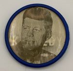 Vintage 1960 JFK Kennedy Flasher Lenticular Campaign Pinback Button