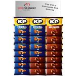 KP Peanuts Mixed Pub Card, Original Salted and Dry Roasted Peanuts, 21 x 50g
