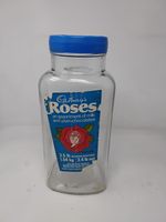 Vintage Original Cadbury's Roses Chocolates Glass Sweet Jar  80’s Original Label